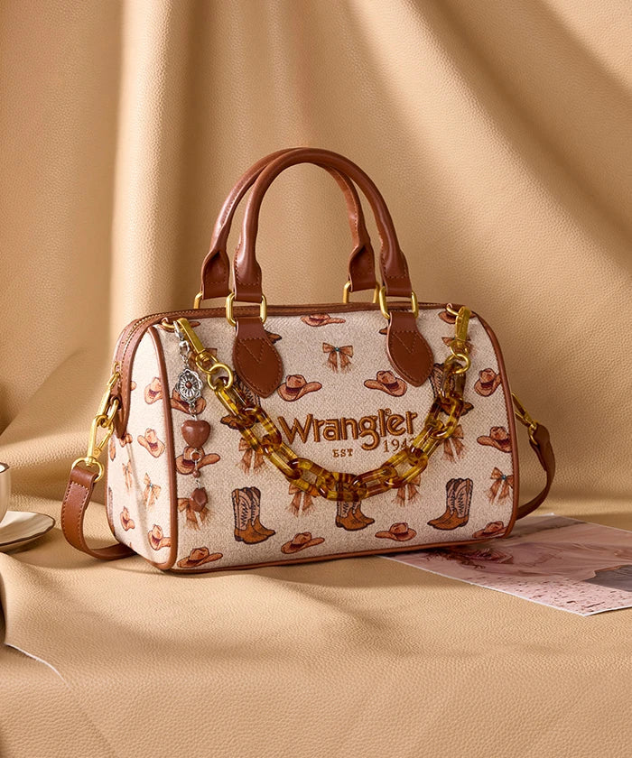 Wrangler Rodeo Icons Western Boston Bag