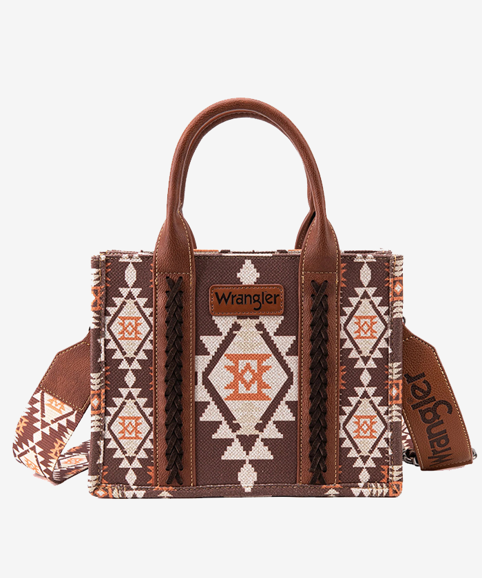 Wrangler Southwestern Crossbody Tote Bag