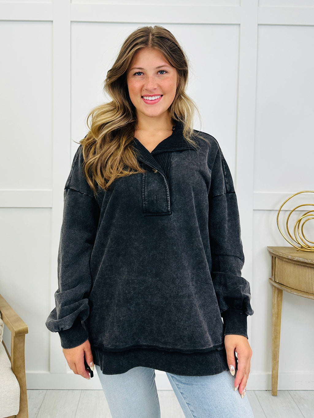The Relaxed Route Top In Multiple Colors