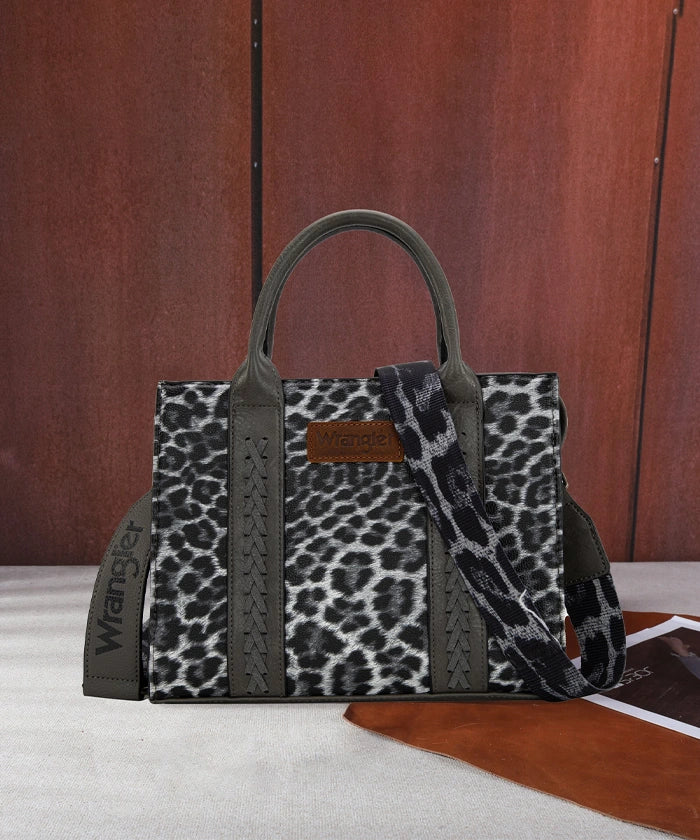 Wrangler Leopard Printed Tote Bag