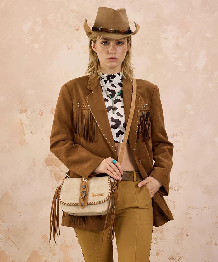 Wrangler Western Fringe Shoulder Bag