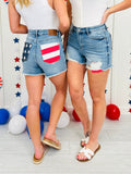 Judy Blue Land of the Free Shorts