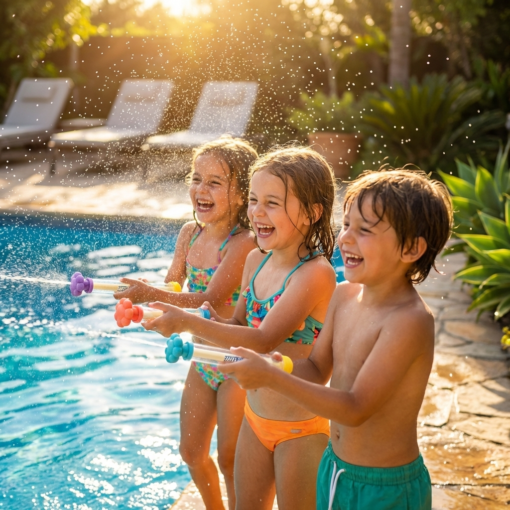 💥 Limited-Time 79% OFF! 🌊 Rotating Fireworks Water Gun – Ultimate Summer Toy
