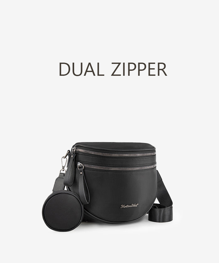 Montana West Bum Bag with Zipper –  Stylish Fanny Pack