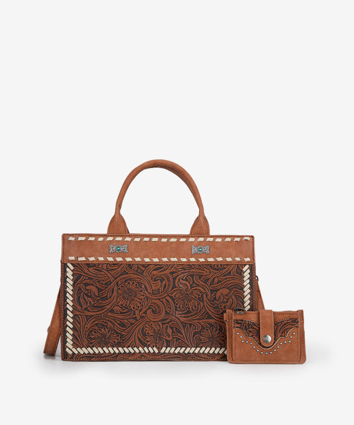 Montana West Floral Tooled Tote Bag Collection