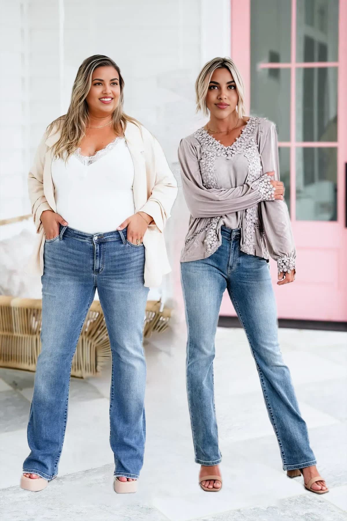 JUDY Holy Grail Tummy Control Bootcut Jeans (Buy 2 Free Shipping)