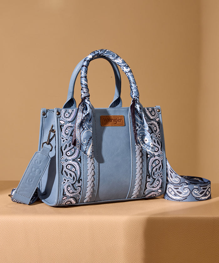 Wrangler Western Desert Paisley Tote Bag