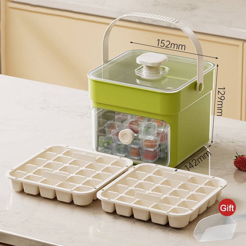 🔥OFFERTA SPECIALE 50% DI SCONTO🔥⏱️ Cubetti di ghiaccio pronti in pochi secondi: basta premere e rilasciare! 🧊✨