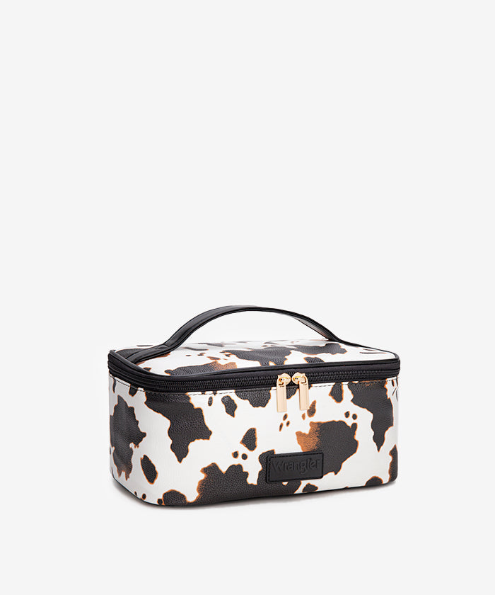 Wrangler Leopard PU Makeup Bag