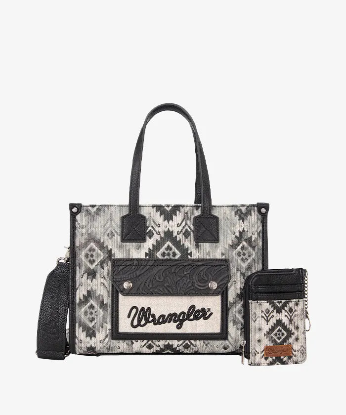 Wrangler Aztec Concealed Carry Canvas Tote Bag Collection