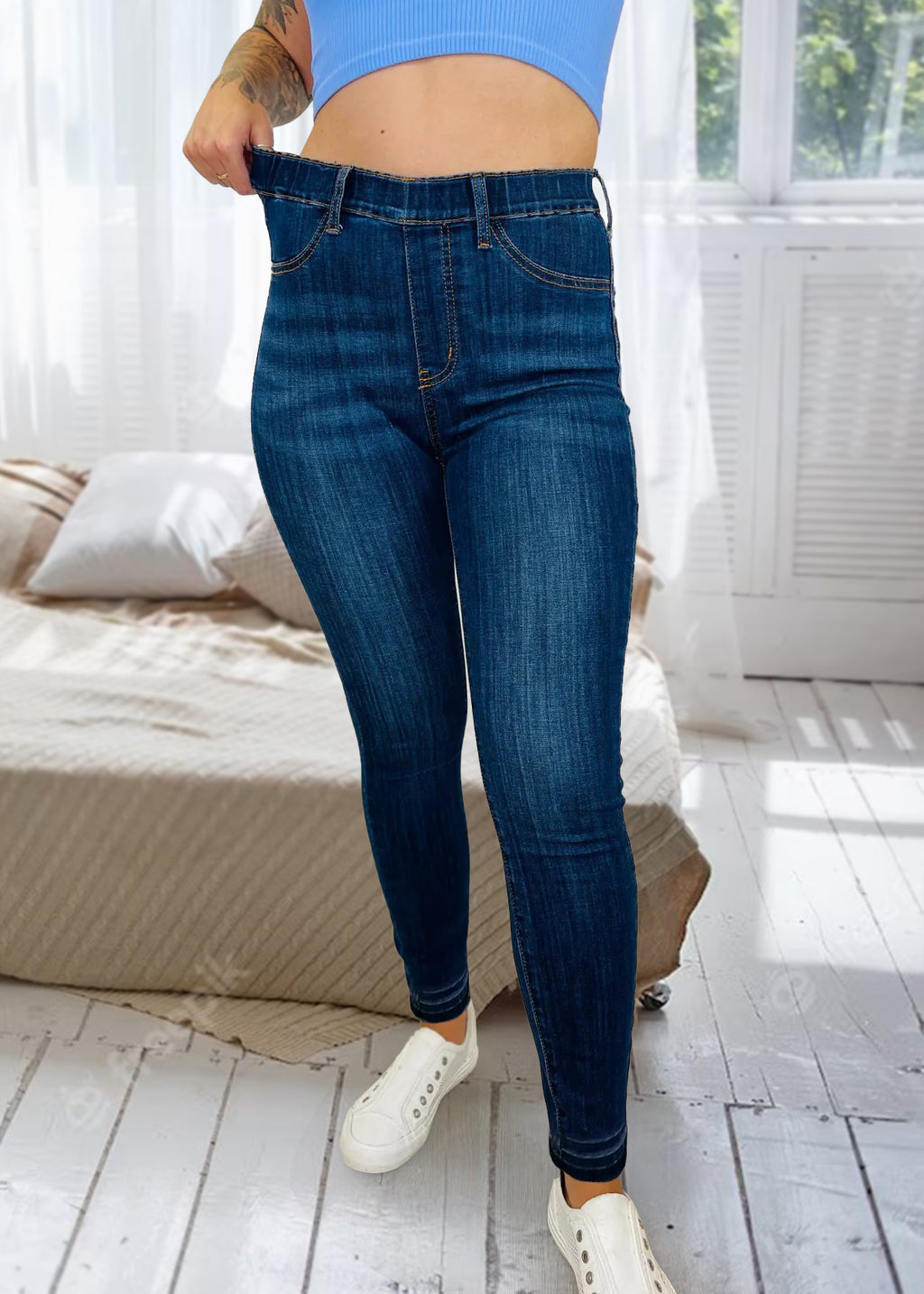 JUDY Tummy Control Pull On Skinny Jeans (Buy 2 Free Shipping)