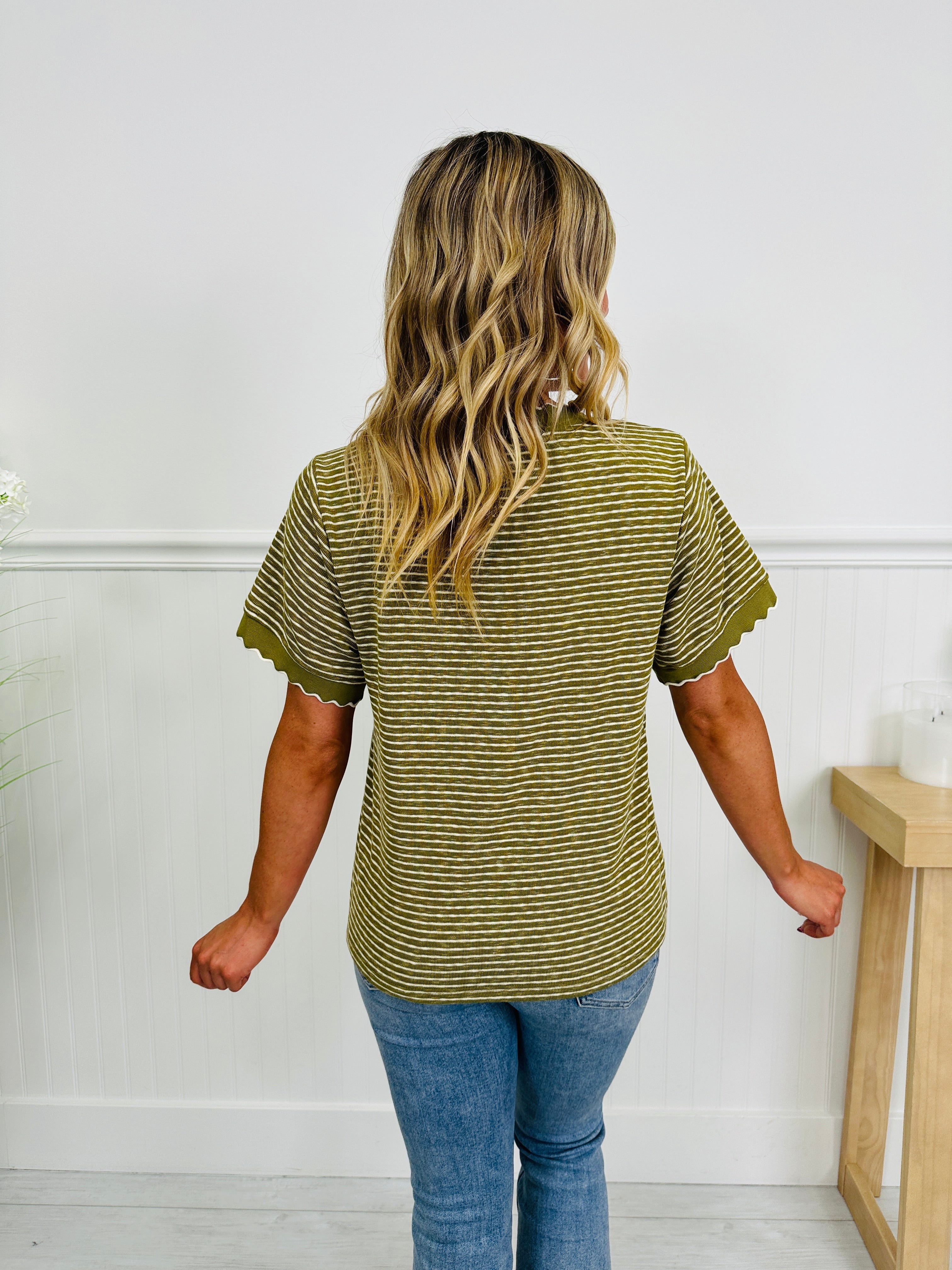 Scalloped & Sweet Top In Multiple Colors