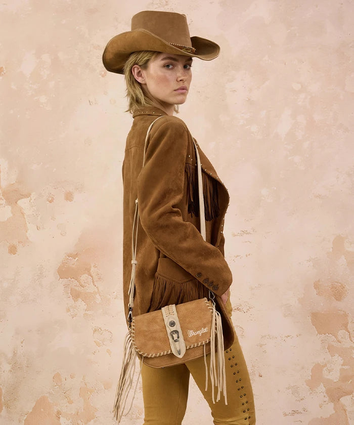 Wrangler Western Fringe Shoulder Bag