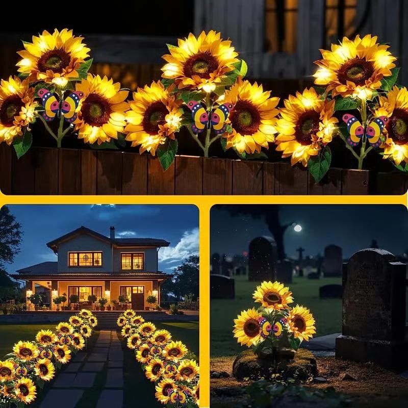 🌻Solar LED Sunflower Garden Lights