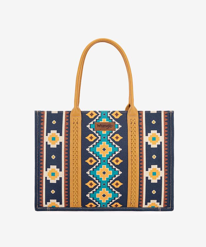 Wrangler Southwestern Crossbody Tote Bag