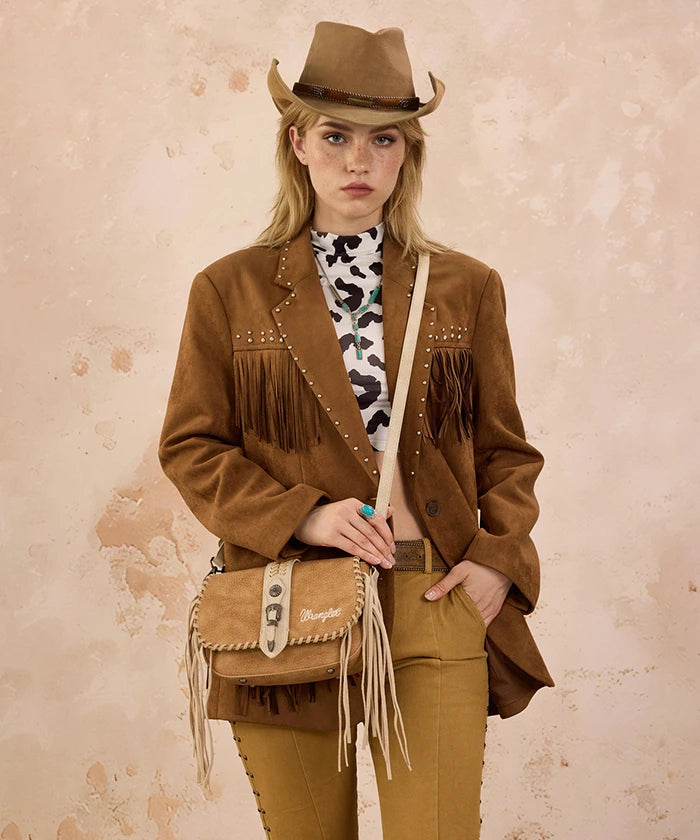 Wrangler Western Fringe Shoulder Bag