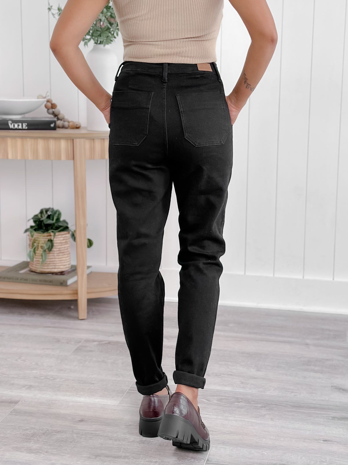 JUDY Stretch Pull On Denim Joggers  (Buy 2 Free Shipping)