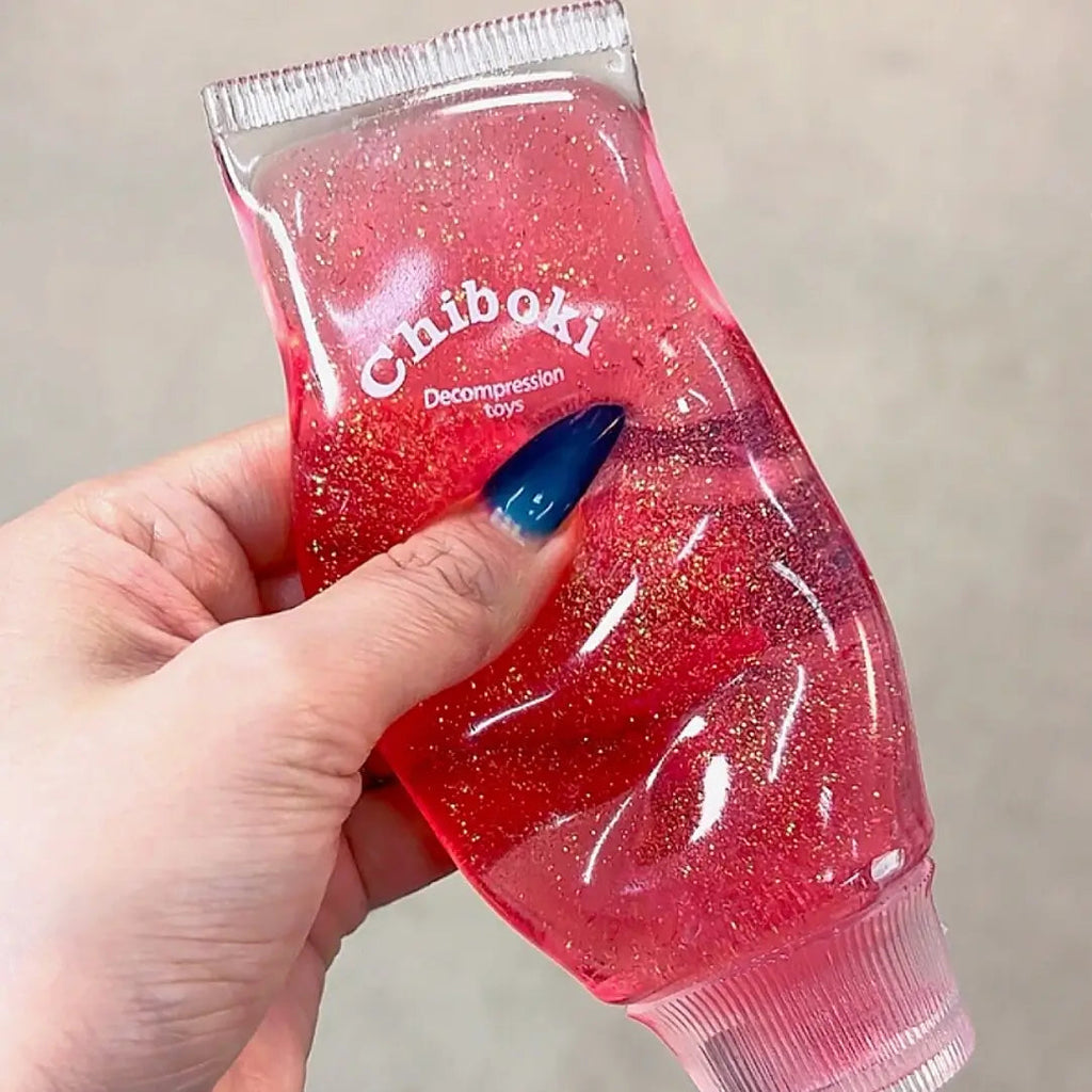[CHIBOKI]Sparkling Crystal Toothpaste Slime - Glitter ASMR Stress Relief Toy