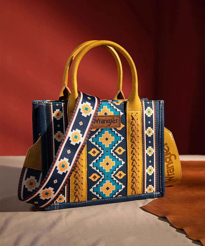 Wrangler Southwestern Crossbody Tote Bag