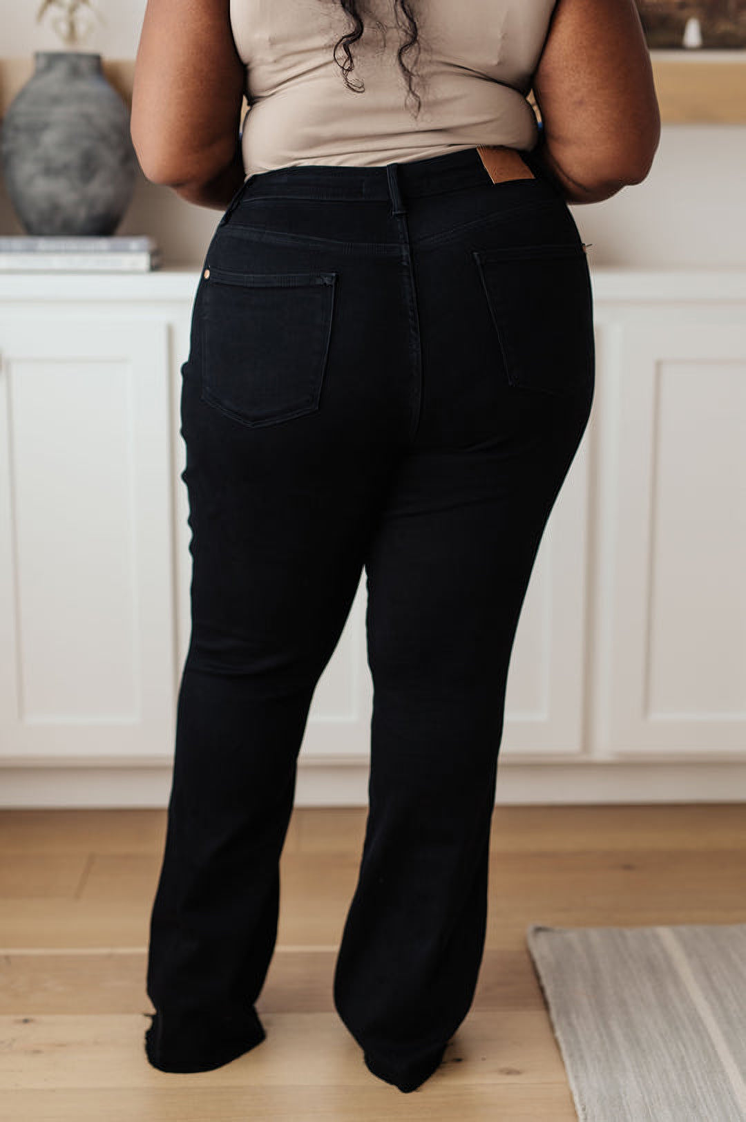 JUDY Mid-Rise Tummy Tuck Bootcut Jeans (Buy 2 Free Shipping)