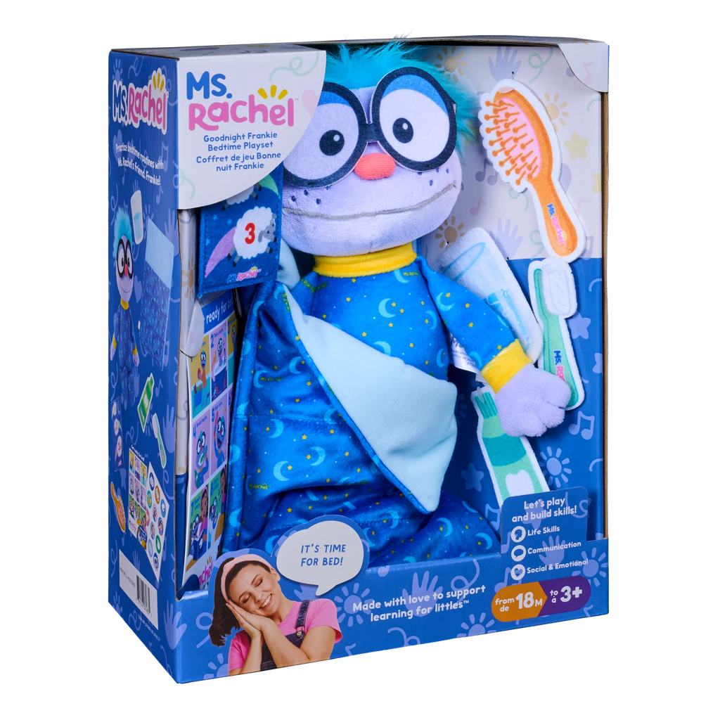 Ms. Rachel Goodnight Frankie Bedtime Playset