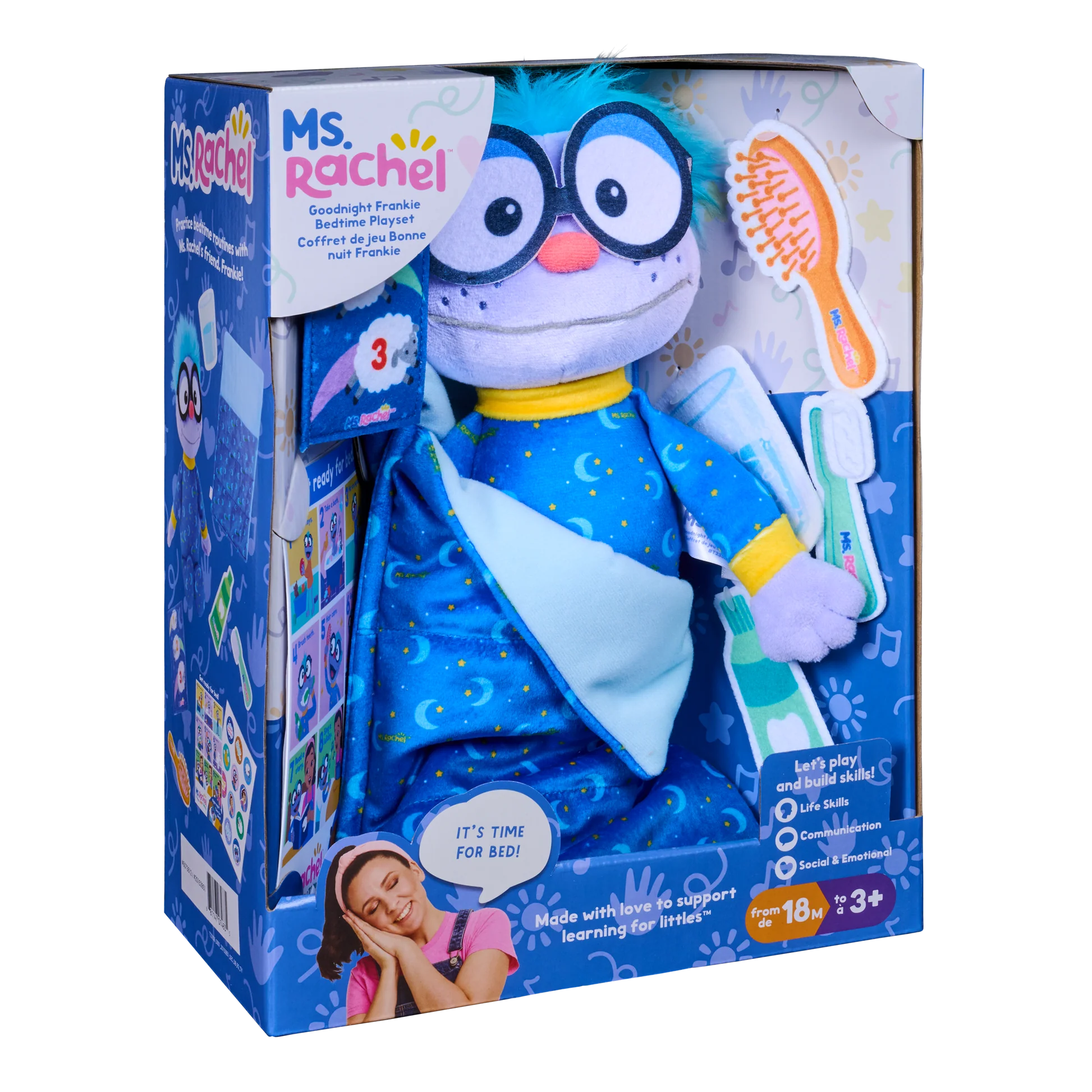 Ms. Rachel Goodnight Frankie Bedtime Playset