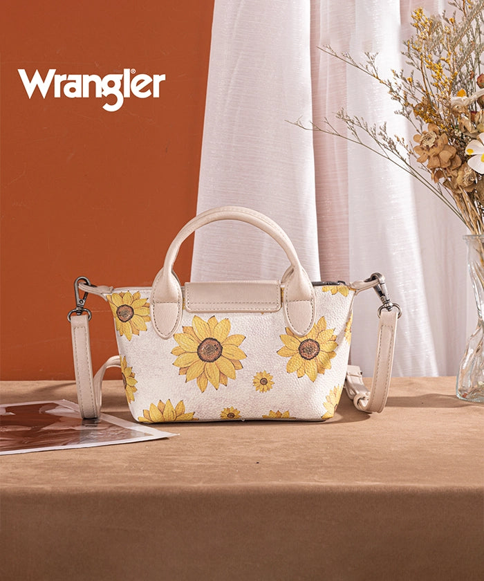 Wrangler Sunflower Print Mini Crossbody Bag