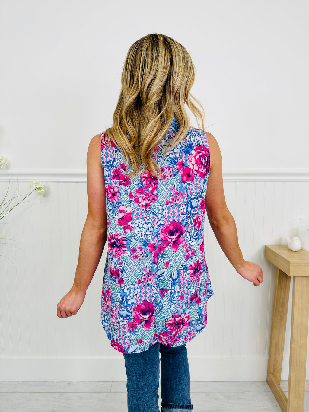 Styled For Summer Tank Top In Scottsdale Print