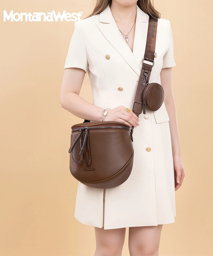 Montana West Bum Bag with Zipper –  Stylish Fanny Pack