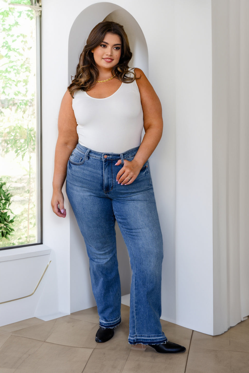 JUDY High-Rise Tummy Control Bootcut Jeans (Buy 2 Free Shipping)