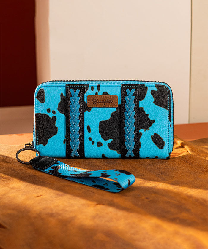 Wrangler Cow Print Concealed Crossbody Bag
