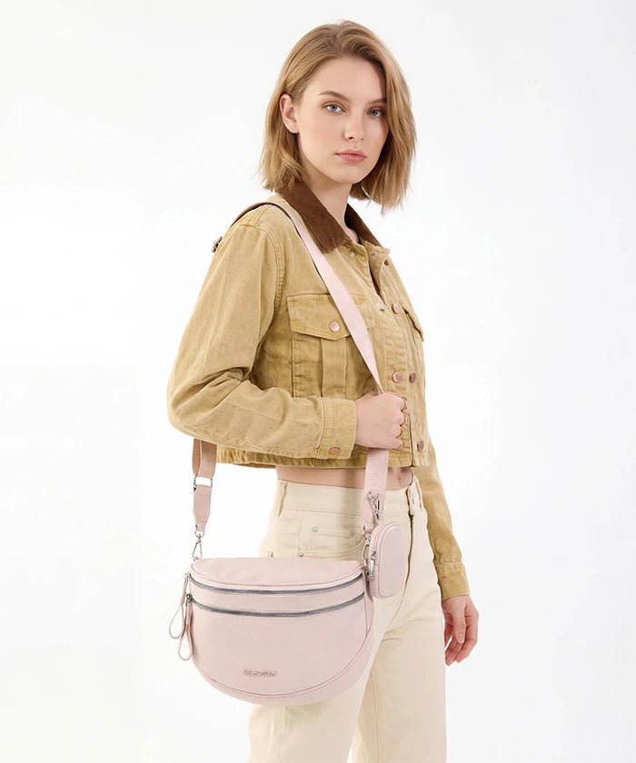 Montana West Dual Zipper Bum Bag