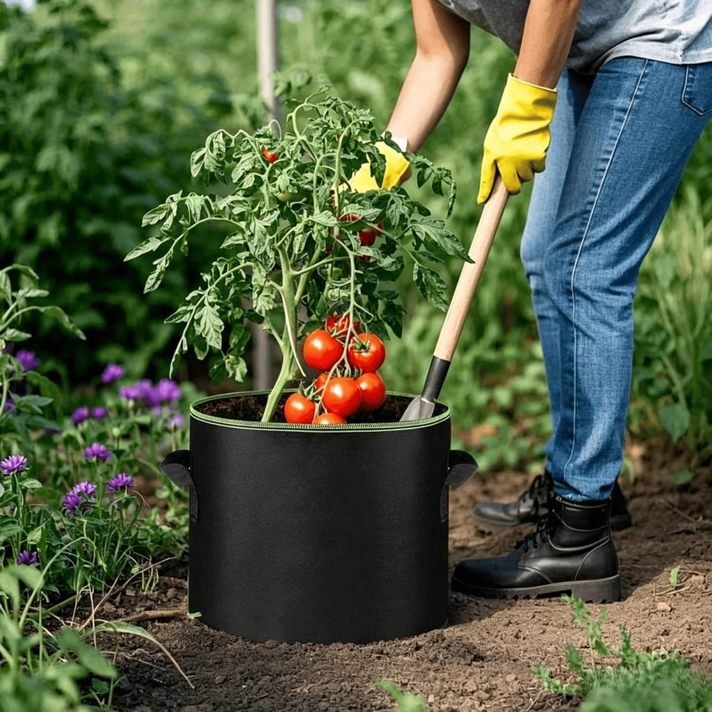 🌱5 Gallon Grow Bags - Heavy Duty Aeration Fabric Pots with Handles