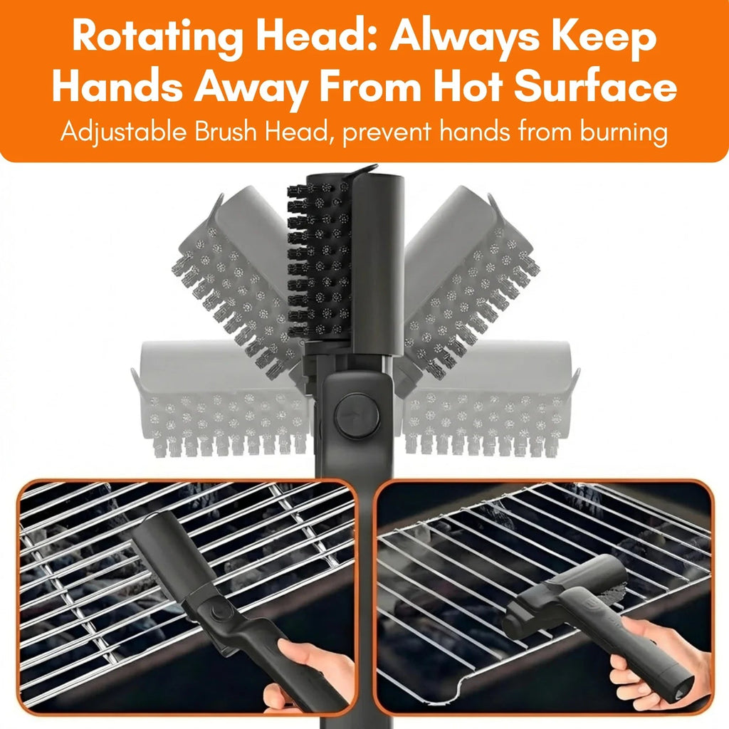 🇺🇸 Memorial Day 50% OFF! Rechargeable Grill Brus – No Scrubbing, Just Shine! 🧼✨
