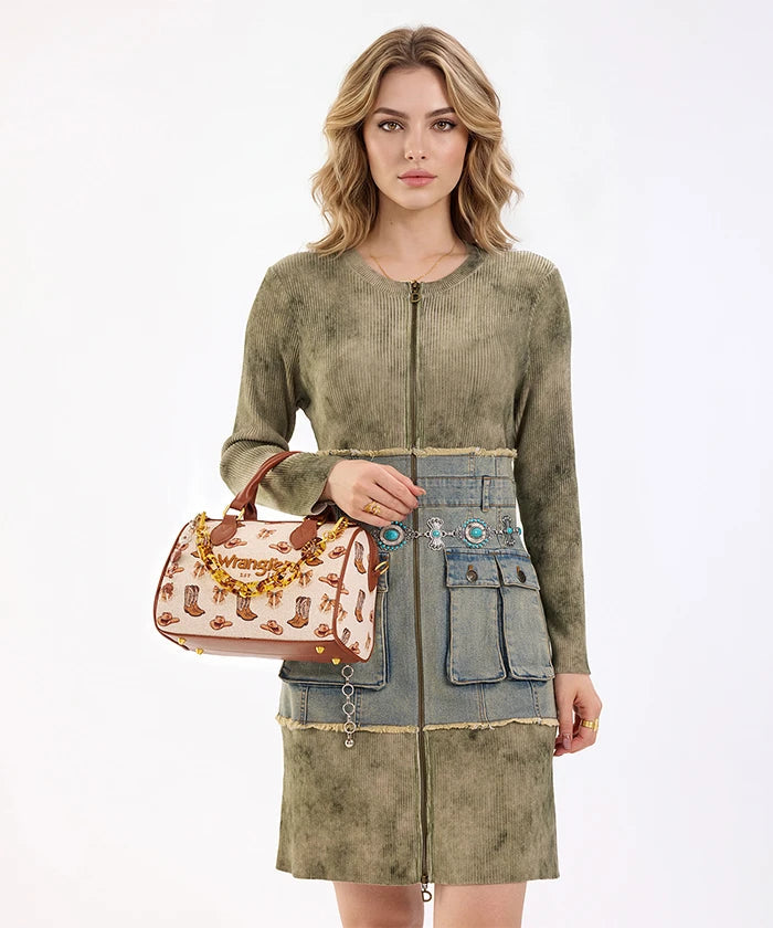 Wrangler Rodeo Icons Western Boston Bag