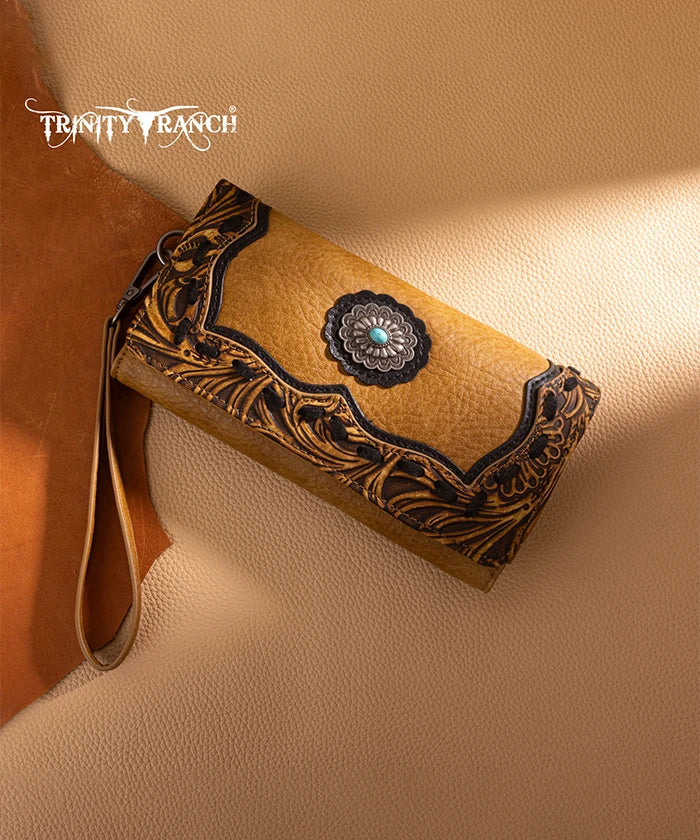 Trinity Ranch Floral Tooled Concealed Carry Tote Bag Collection