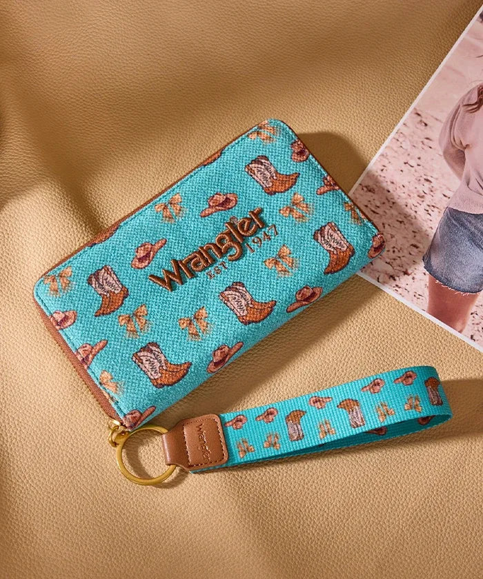 Wrangler Rodeo Icons Canvas Tote Bag