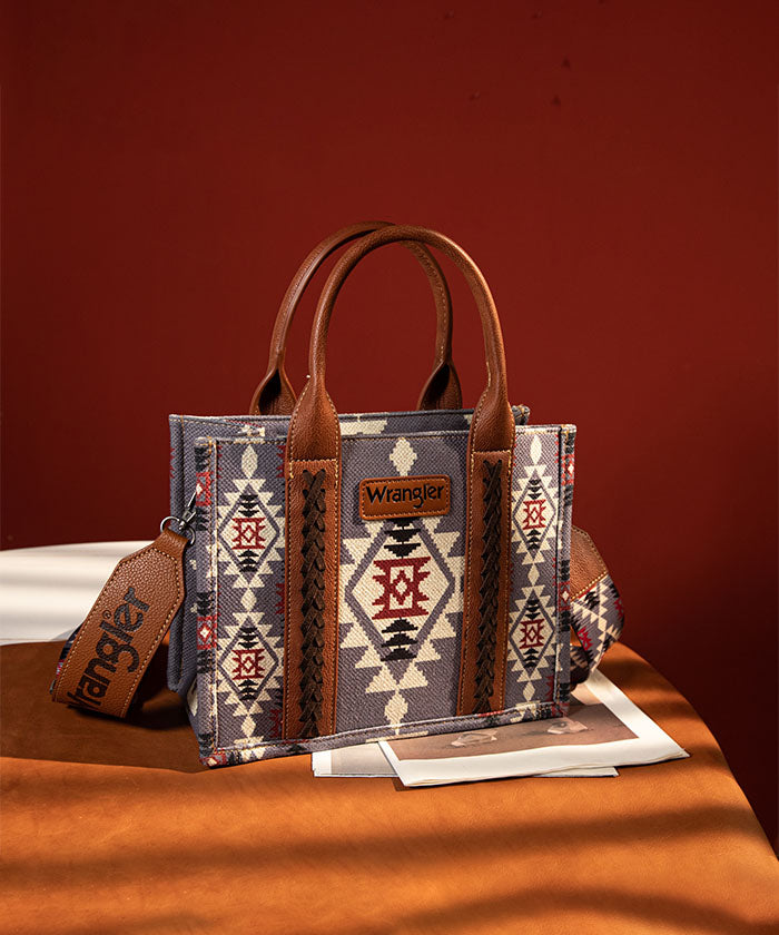 Wrangler Southwestern Crossbody Tote Bag