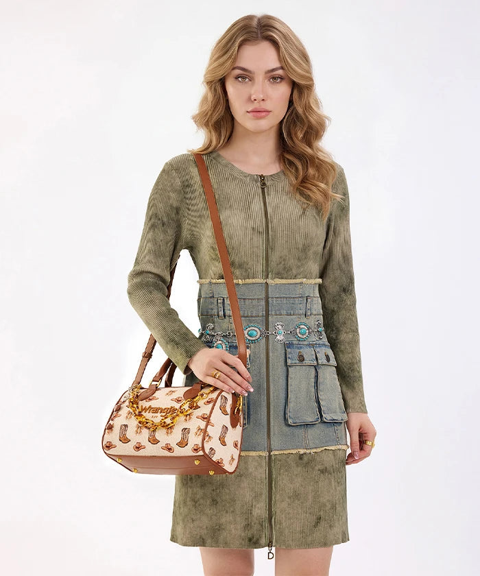 Wrangler Rodeo Icons Western Boston Bag