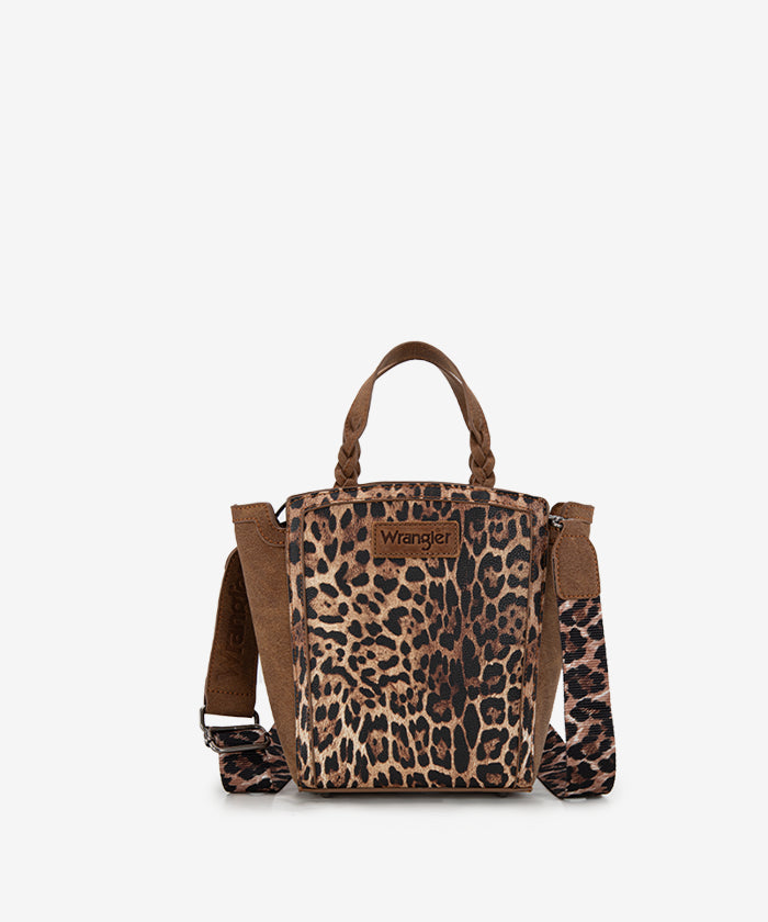 Wrangler Wildside Cheetah Top Handle Tote Bag