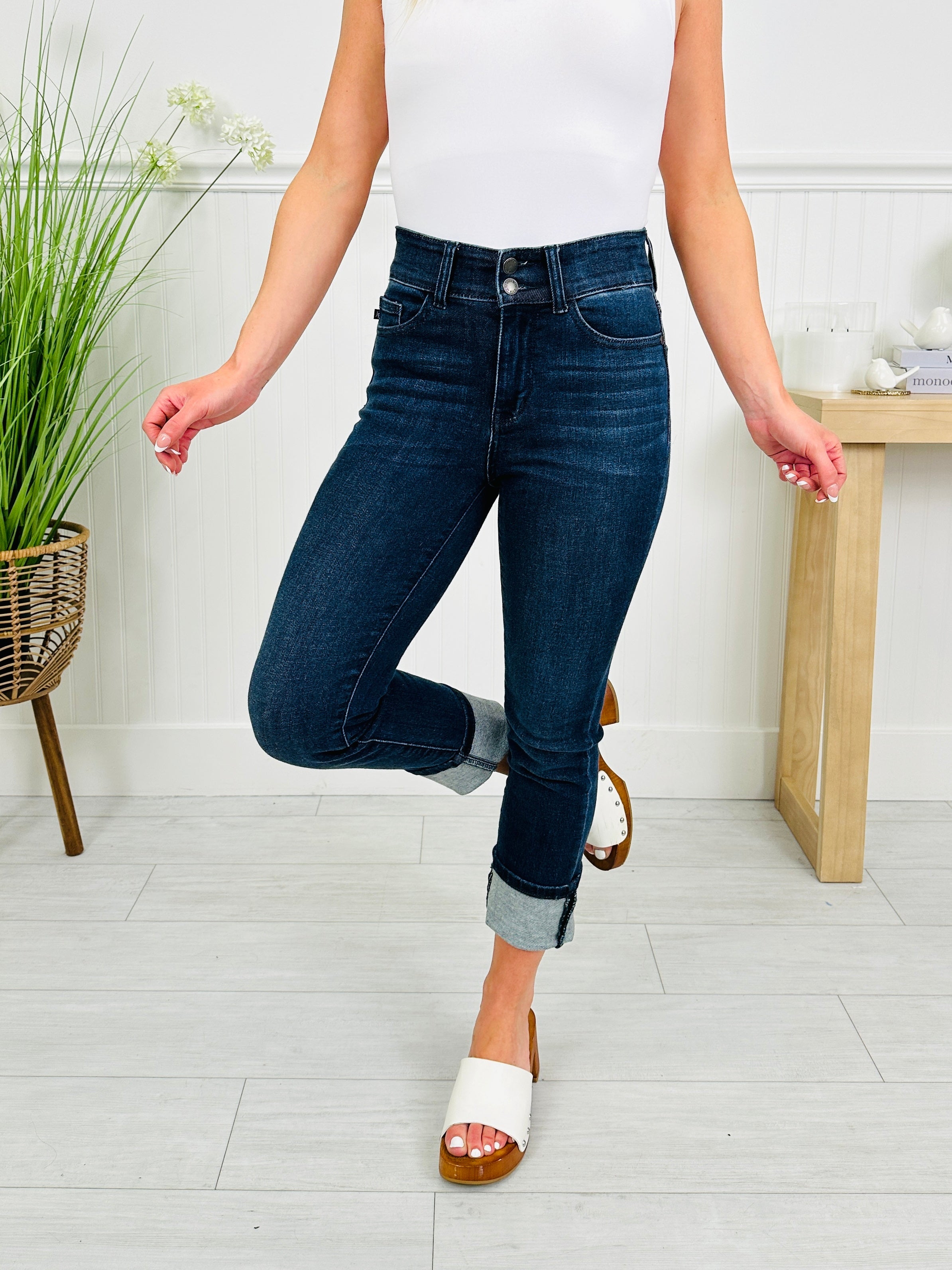 Judy Blue Double Take Capris
