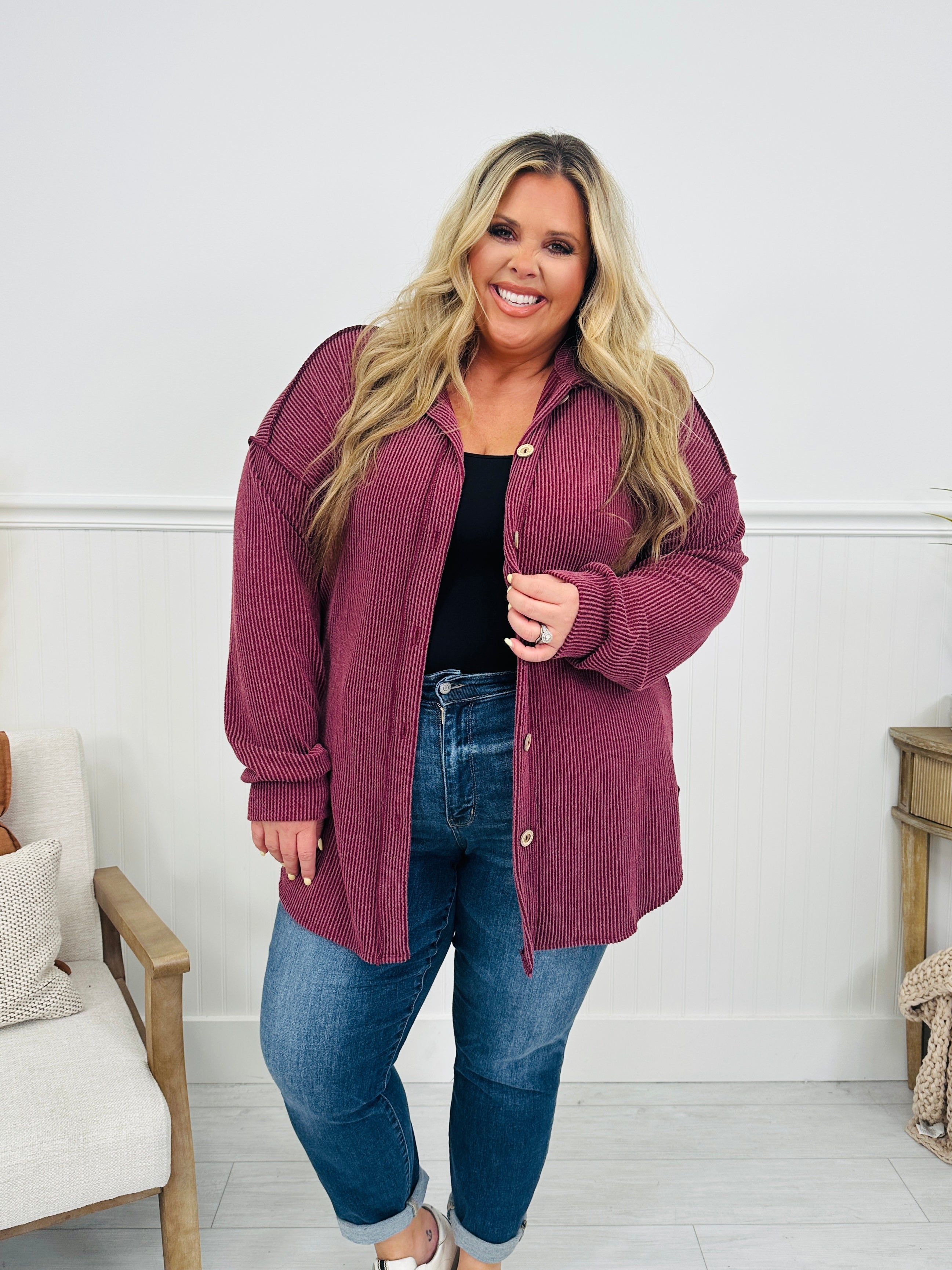 Fall Feelings Shacket In Multiple Colors