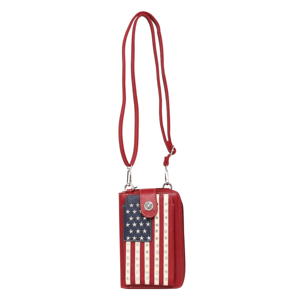 Montana West American Pride Phone Crossbody Bag