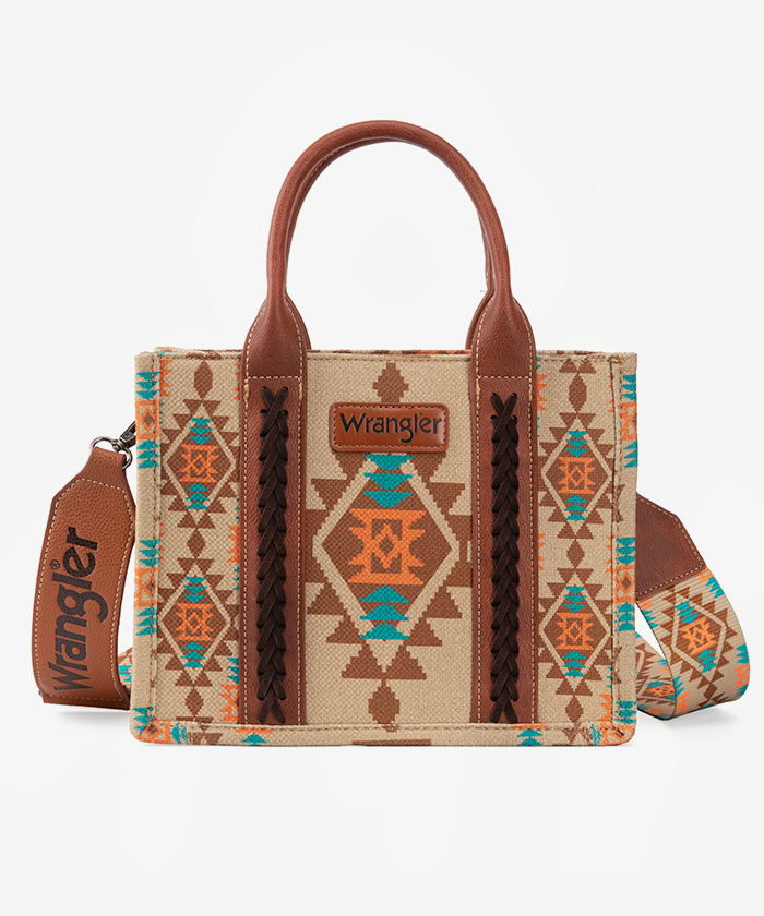 Wrangler Southwestern Crossbody Tote Bag