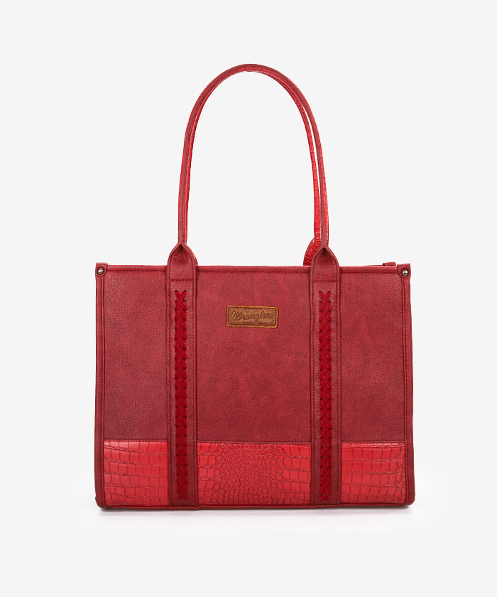 Wrangler Wide Cow Print Tote Bag