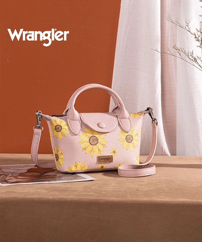 Wrangler Sunflower Print Mini Crossbody Bag
