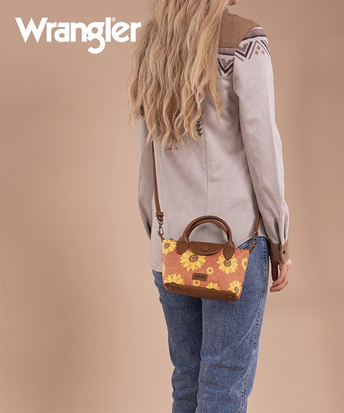 Wrangler Sunflower Print Mini Crossbody Bag