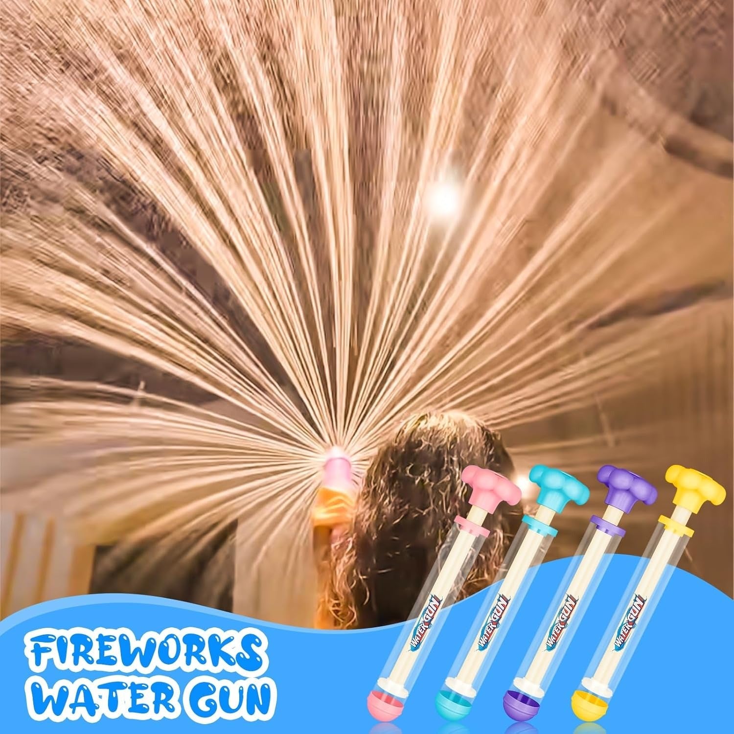 💥 Limited-Time 79% OFF! 🌊 Rotating Fireworks Water Gun – Ultimate Summer Toy