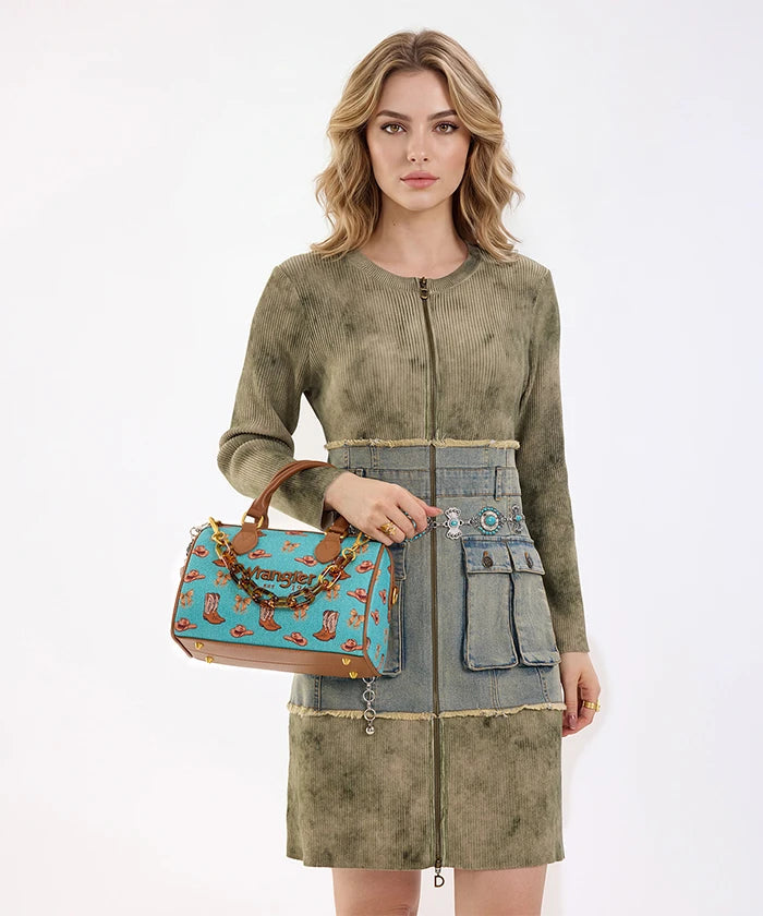 Wrangler Rodeo Icons Western Boston Bag