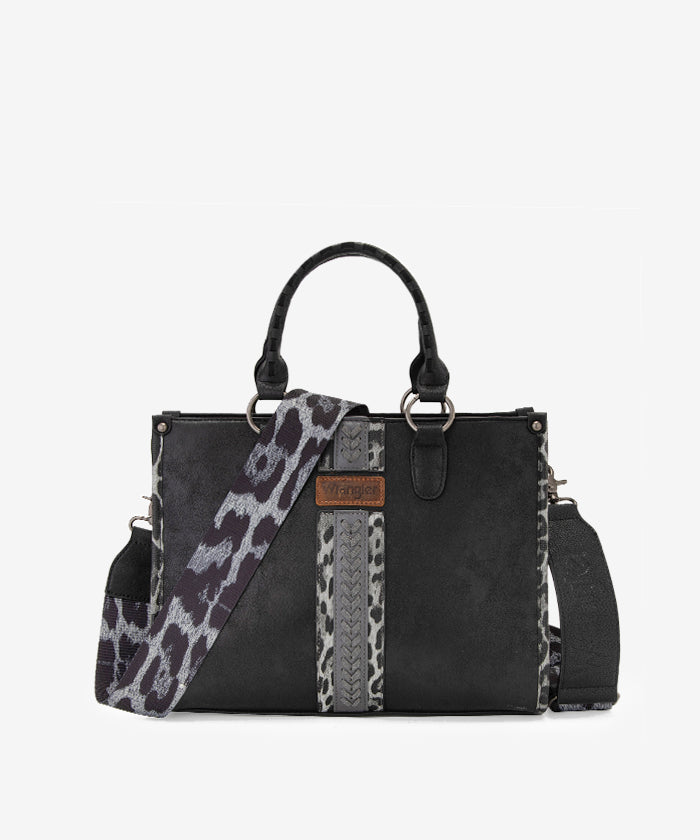 Wrangler Print Whipstitch Concealed Carry Tote Bag